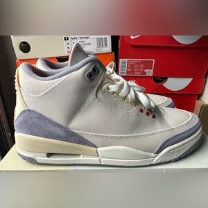 Air Jordan 3 Retro Muslin Mens’ 10/Women’s 11.5